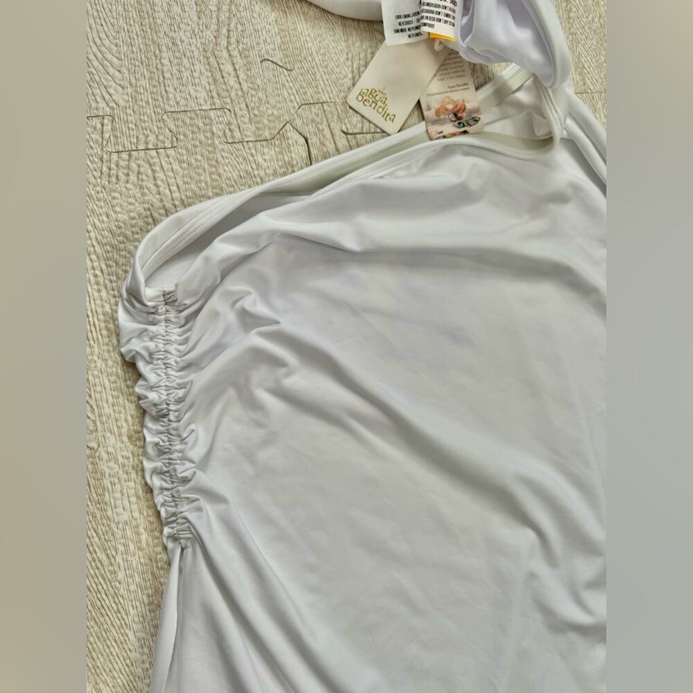 Agua Bendita Maxi Dress Sexy Stretchy Bridal Honeymoon Engagement Asymmetrical L - Picture 8 of 16